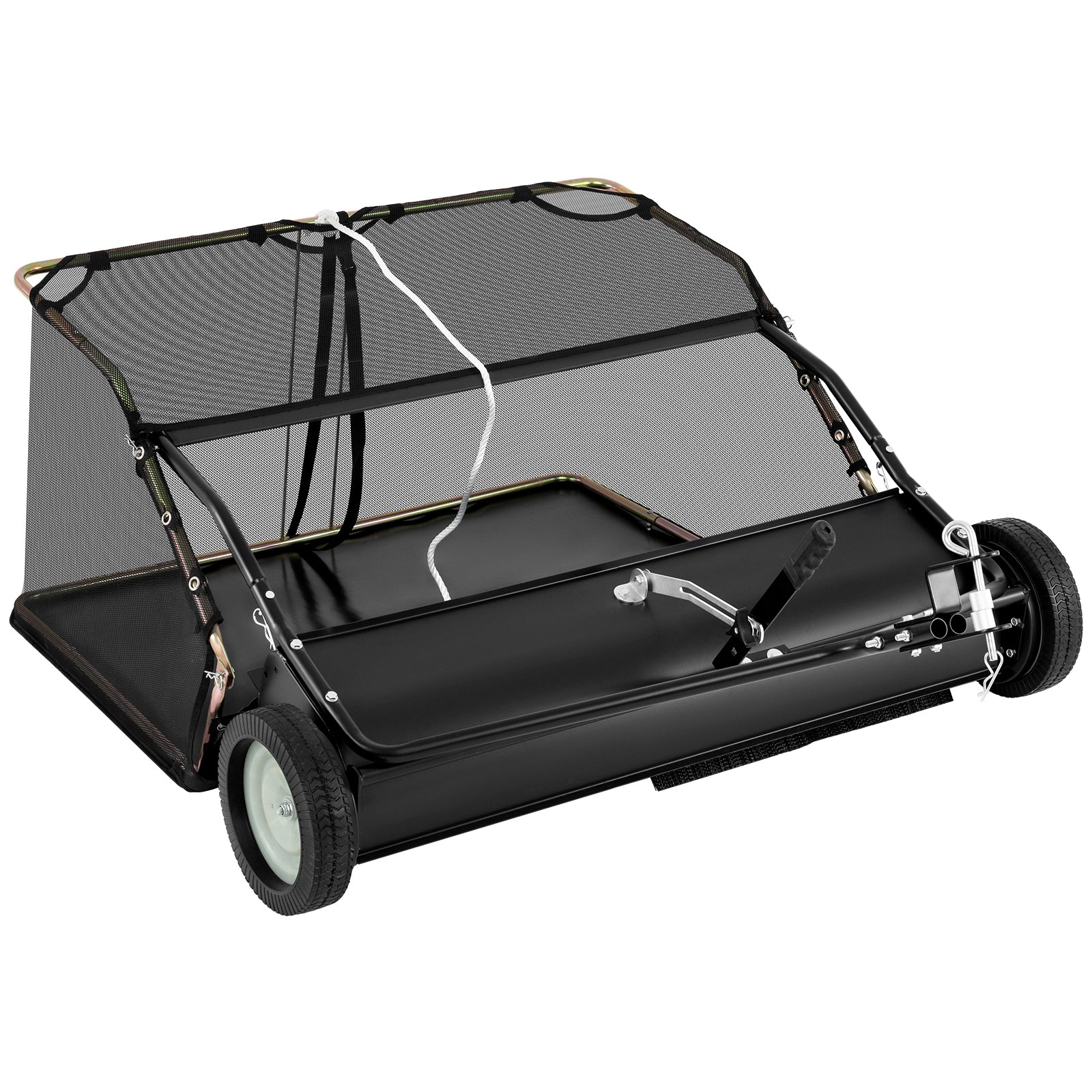 42 Inch Tow-Behind Lawn Sweeper with 26/27 Cu.FT Hopper Bag