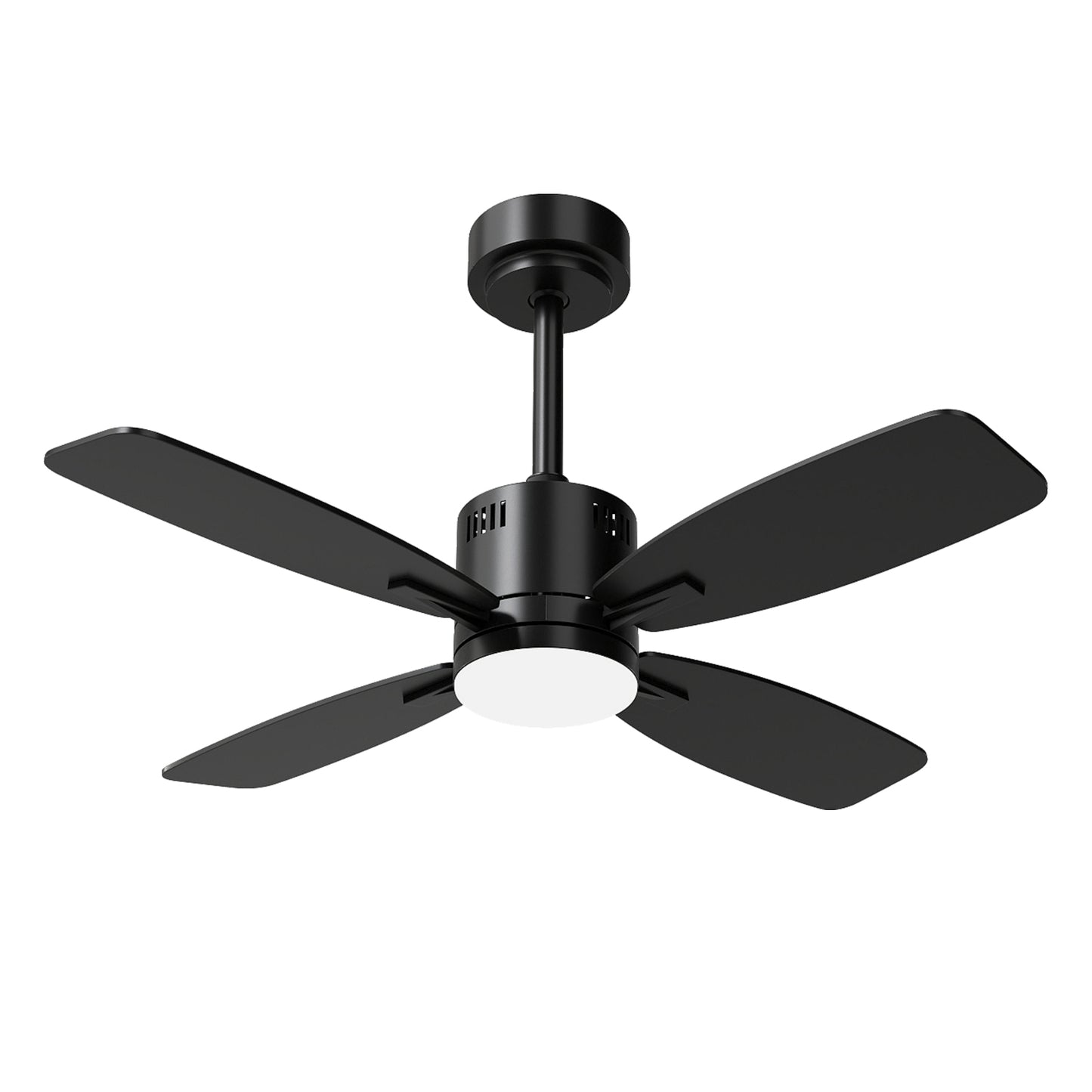 42inch Ceiling Fan with Light and Remote 3CCT LED with Memory 4H Timer 6 Speeds-Black