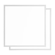 2Pcs 72W 2×2FT LED Panel Light 3800LM Flat Ceiling Light with 3 Lighting Color Temperature Equivalent LED Troffer Recessed Edge-Lit Switchable CCT 110