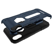 Rugged Phone Case for iPhone X Drop-protection Phone Case with Kickstand Heavy Duty Dual Layers Phone Protective Cover