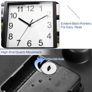 Photo Frame Clock Picture Collage 12-Picture Display Wall Clock