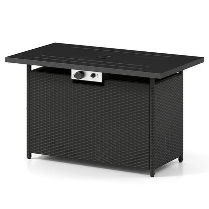 44.5" Propane Fire Pit Table with 50,000 BTU Burner