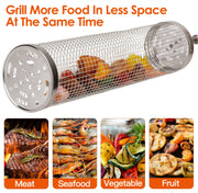 2Pack Rolling Grill Baskets
