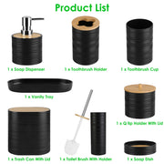 8Pcs Bathroom Accessories Set