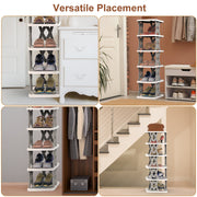 6 Tier Foldable Shoe Rack