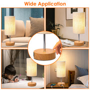 Touch Control Table Lamp 3-Way Dimmable Nightstand Beside Lamp