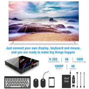 H96 Max+ Android 8.1 TV Box RK3328 Quad Core 4GB / 64GB UHD 4K VP9 H.265