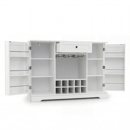 47.2 Inch Sideboard Cabinet with Wine Rack and Storage