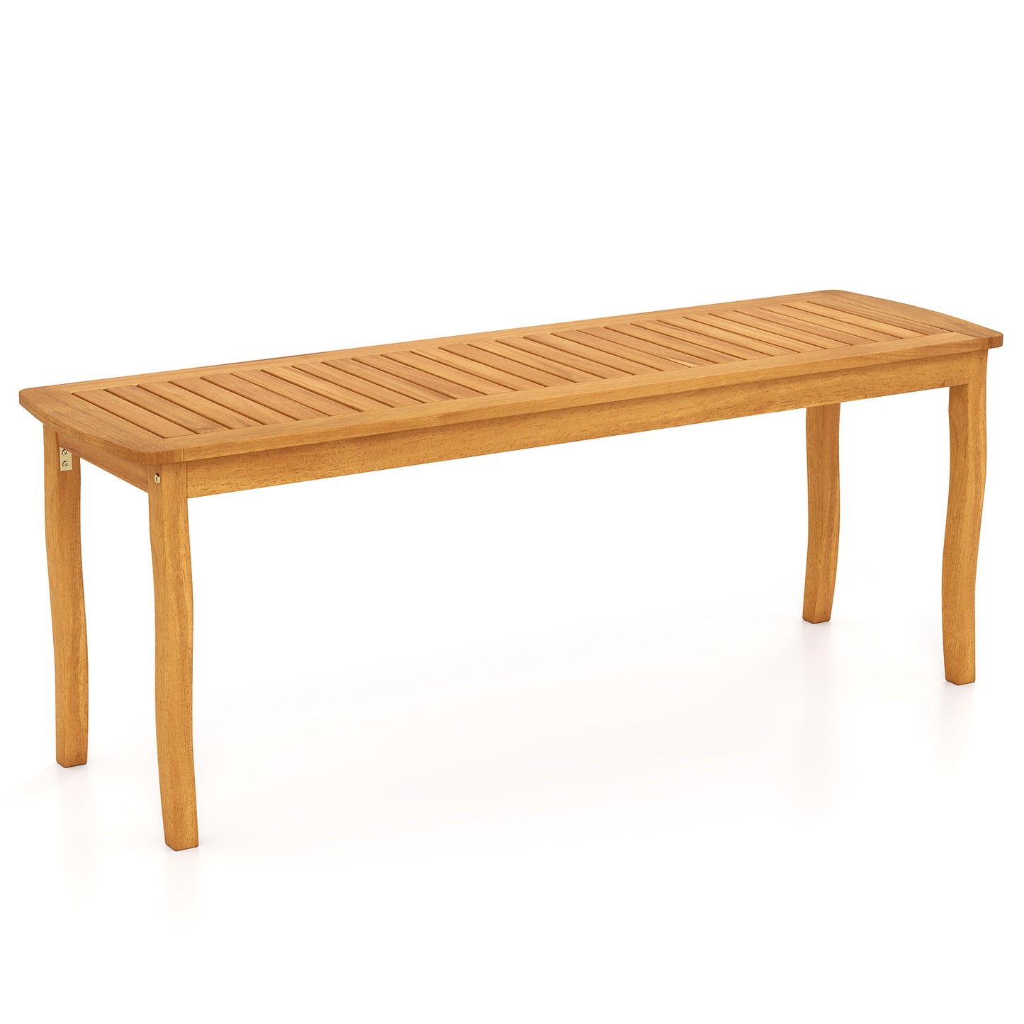 Acacia Wood Outdoor 48" Long Patio Dining Bench-1 Pieces