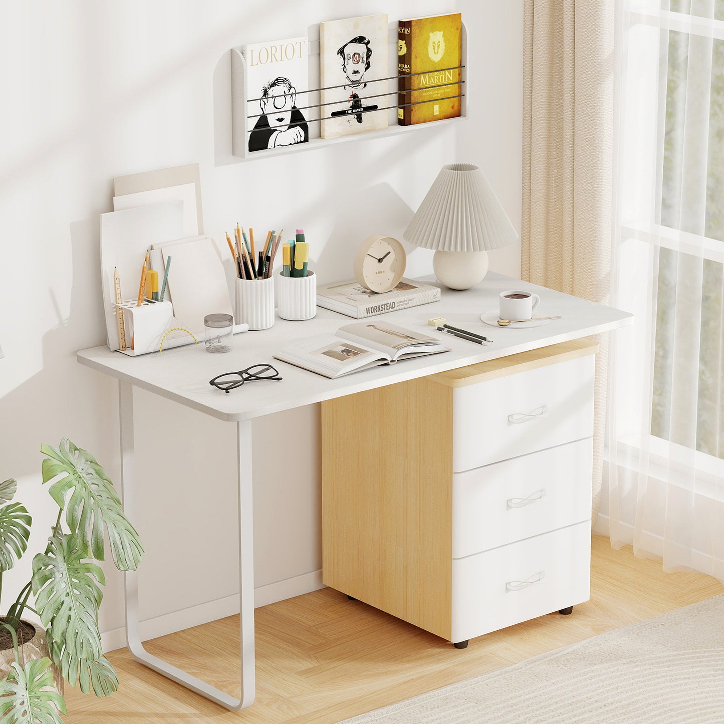 47‚Äù x 24‚Äù Universal Tabletop for Standard and Standing Desk Frame-Natural