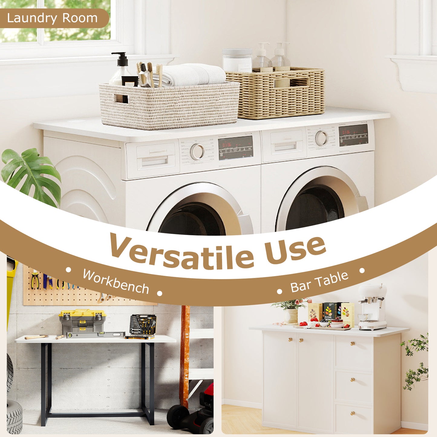 47‚Äù x 24‚Äù Universal Tabletop for Standard and Standing Desk Frame-Natural