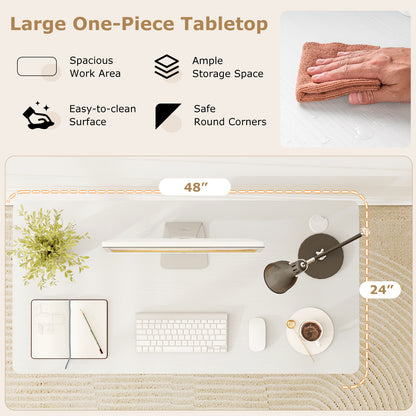 47‚Äù x 24‚Äù Universal Tabletop for Standard and Standing Desk Frame-Natural