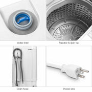 12 lbs Full-Auto Washer with 10 Settings