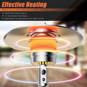 Outdoor Heater Propane Standing LP Gas Steel with Table