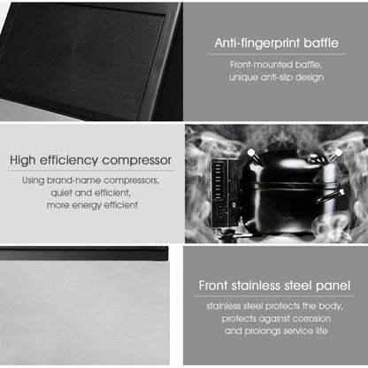 Compact Stainless Steel Ice Maker