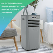 3-in-1 8K BTU Portable Air Conditioner