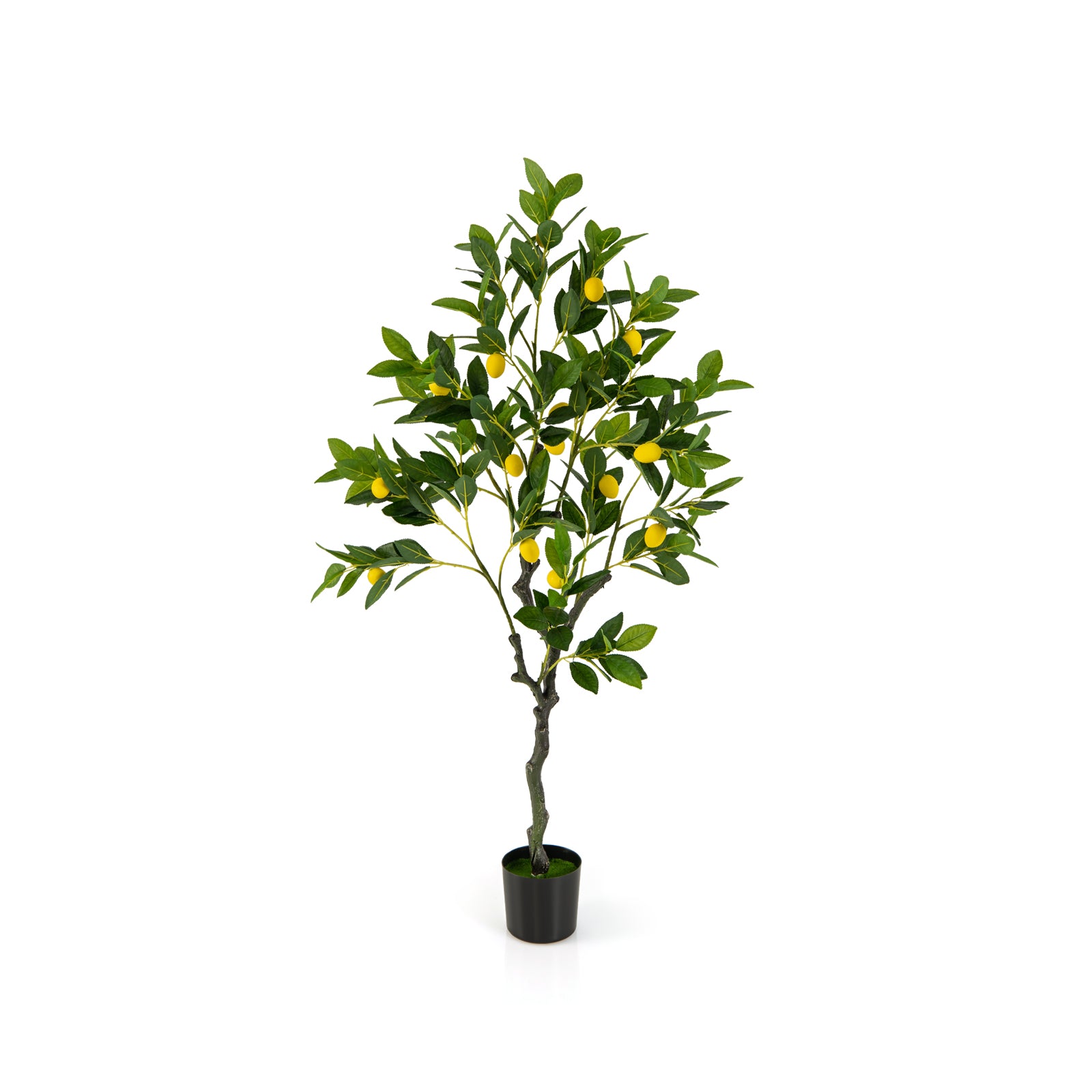 Artificial Lemon Tree 2.6/4/5.2 Feet Tall Fake Lemon Plant wuth Lemon Fruits-4 ft - 4 Ft