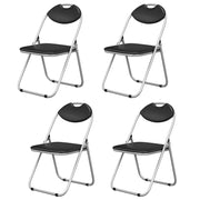 2/4/6 Pieces Portable Folding Dining Chairs Set with Carrying Handles-Set of 4