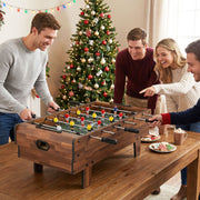 4 in 1 Combo Game Table Set with Billiards-Natural