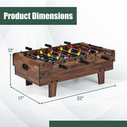 4 in 1 Combo Game Table Set with Billiards-Natural