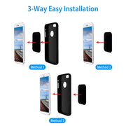 8Pcs Universal Metal Plates with Strong Adhesive 4Pcs Round and 4Pcs Rectangle Metal Plates
