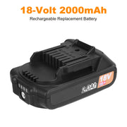 18V 2.0Ah Rechargeable Replacement Battery Fit