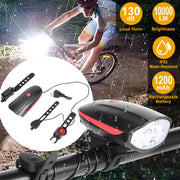 10000lm Bike Headlight USB Rechargeable LED