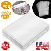 20Pcs Vacuum Sealer Bags 9.45”x 6.5 BPA
