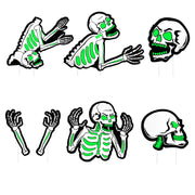 Halloween Skeleton Yard Sign