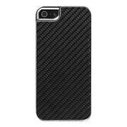 Deluxe Black Carbon Fiber Clip On Hard Back Case Cover For New iPhone 5