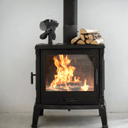 Heat Powered Stove Fan Aluminum Silent Eco Fan