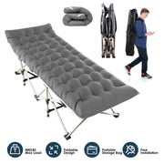 Folding Camping Cot with Pad