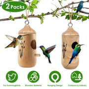 2 Packs Humming Bird Houses