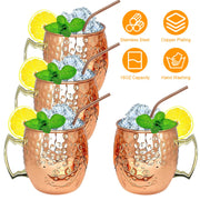 4Pcs Moscow Mule Mugs