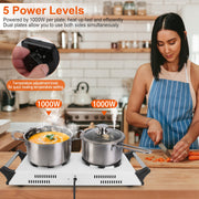 000W Electric Dual Burner