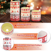 3Pack Christmas Flameless LED Candles