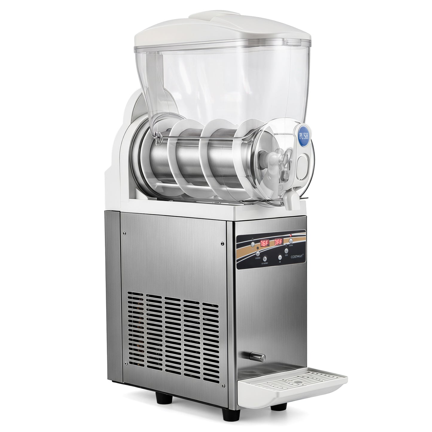 Commercial Slushy Machine 15L Single Tank 550W Freezer