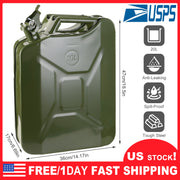 20L Gas Can 5 Gallon Spill Proof Gasoline Fuel Jerry Can Heavy Duty Steel