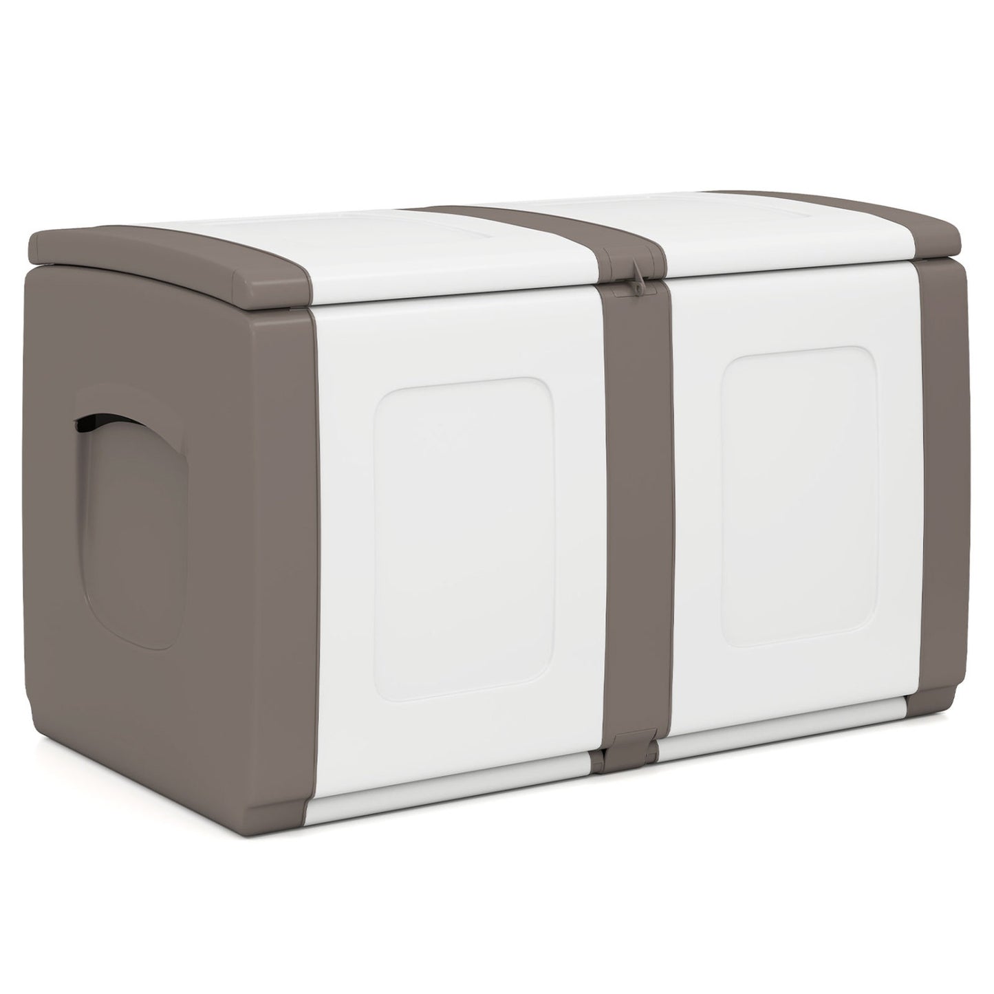 53 Gallon Patio Container with Lockable Lid for Packages and Garden