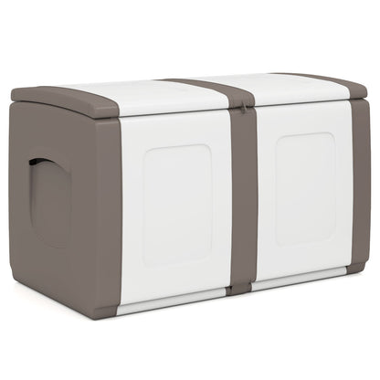 53 Gallon Patio Container with Lockable Lid for Packages and Garden