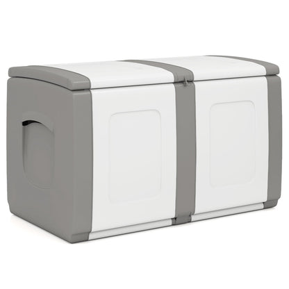 53 Gallon Patio Container with Lockable Lid for Packages and Garden