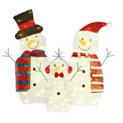 3Pcs 2D Christmas Snowman Yard Decoration