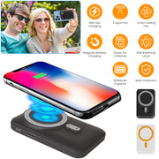 Magsafe Wireless Power Bank 10000mAh Magnetic Portable 18W Fast Charger Fit for IOS Phone 15/14/13/12 Series and More