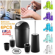 6 Pcs Bathroom Accessories Set