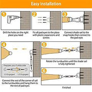 Stainless Steel Canopy Installation Kit