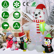 5.9FT Christmas Inflatable Outdoor Decoration