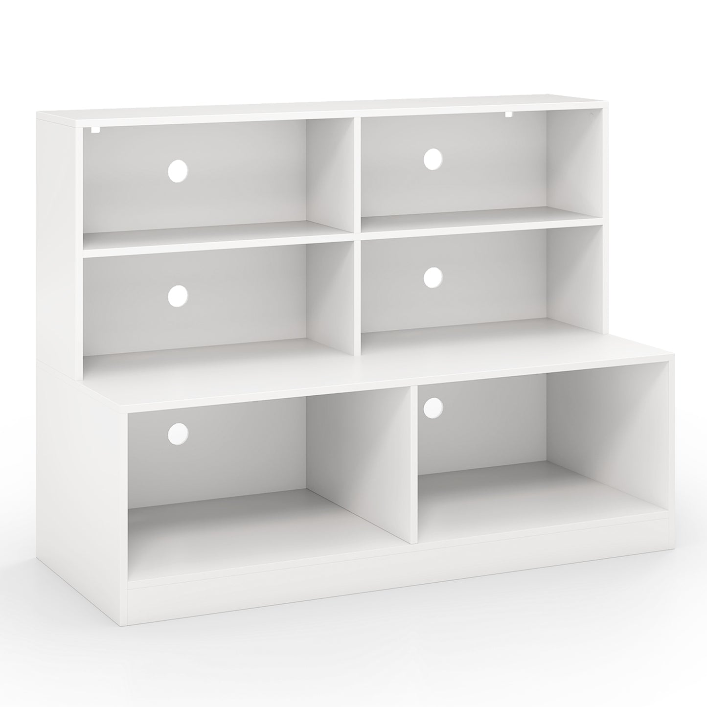 Entryway Shoe Cabinet with 2 Anti-tipping Kits-White