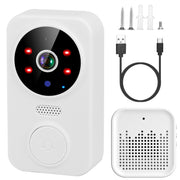 WiFi Security Doorbell Camera with Volume Adjustable Wireless Chime 1080P Camera