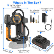 Battery Tire Inflator for Car & Bike