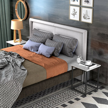 3-Piece Modern Faux Marble Coffee Table Set for Living Room-Natural